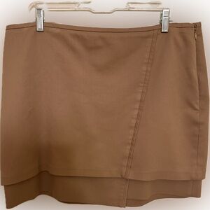 White House Black Market Dark Camel  Skirt